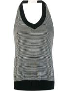 Maison Martin Margiela Pre-owned Backless Knitted Top - Black