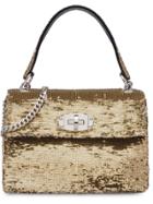 Miu Miu Sequin Handbag - Gold