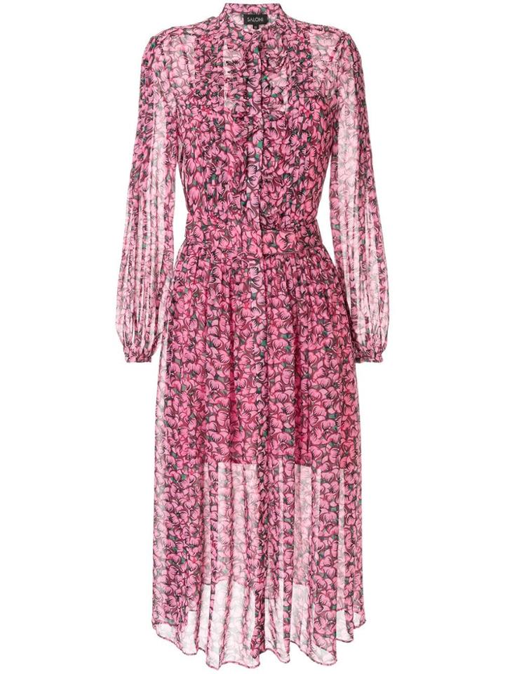 Saloni Raquel Dress - Pink