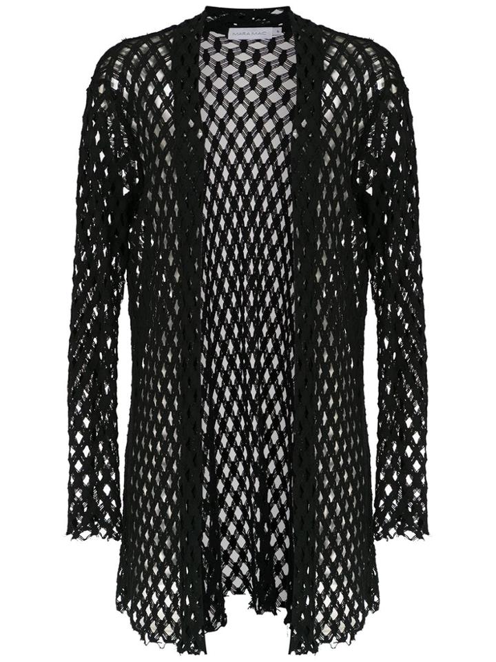 Mara Mac Knitted Top - Black