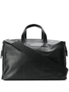 Calvin Klein Calf Leather Weekend Bag - Black