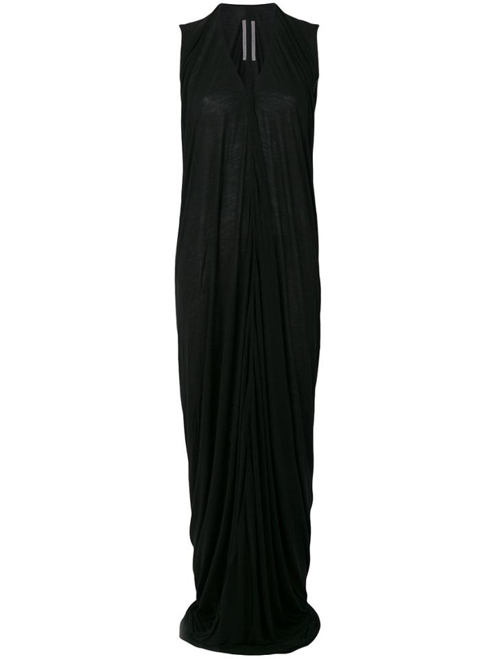 Rick Owens Draped Maxi Dress - Black