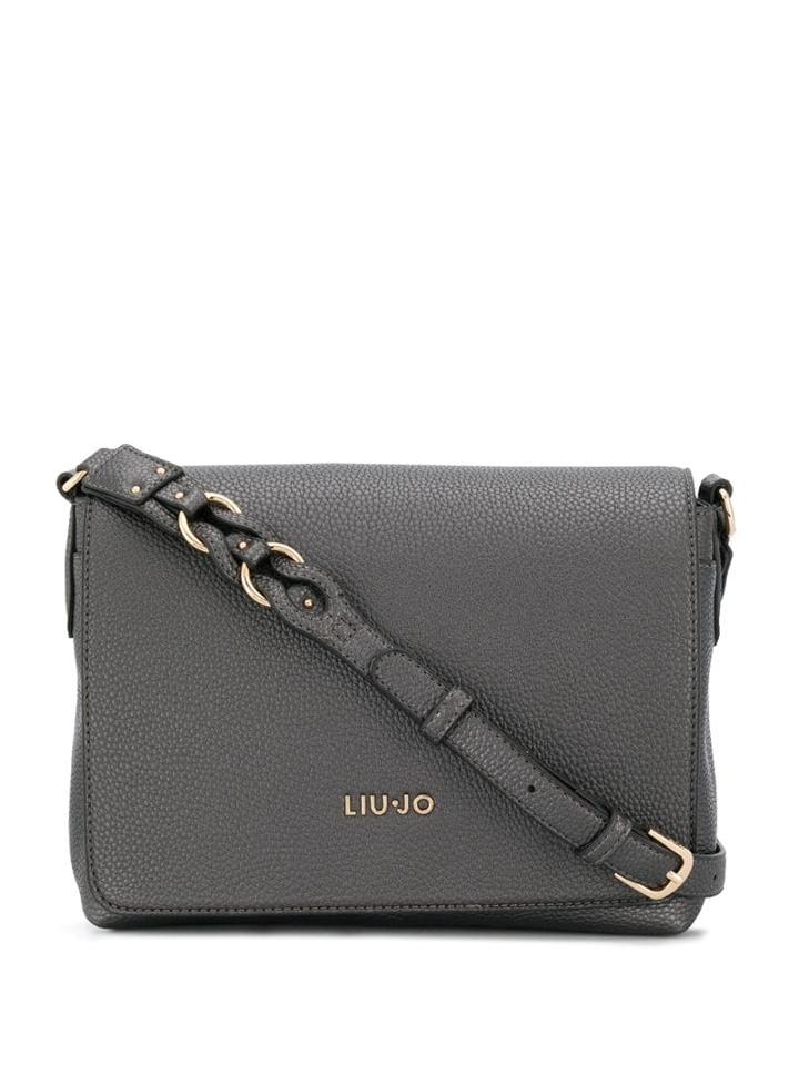 Liu Jo Foldover Top Satchel Bag - Grey