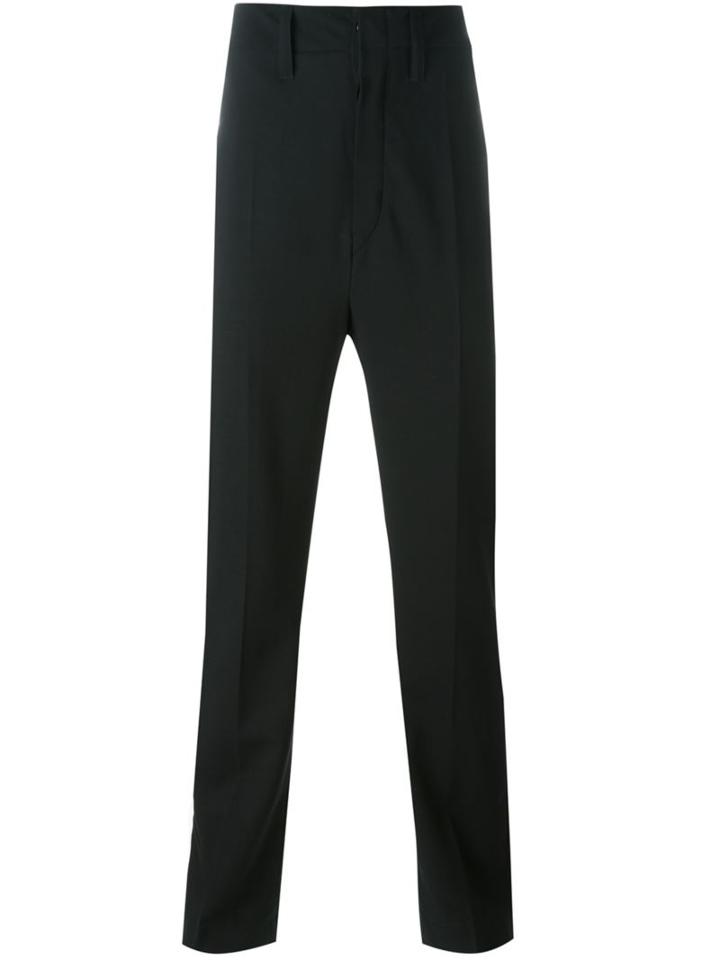 Ann Demeulemeester Tailored Trousers, Men's, Size: Medium, Black, Virgin Wool