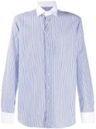 Etro Long Sleeve Striped Shirt - Blue