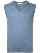 Cerruti 1881 Sleeveless Fitted Sweater - Blue
