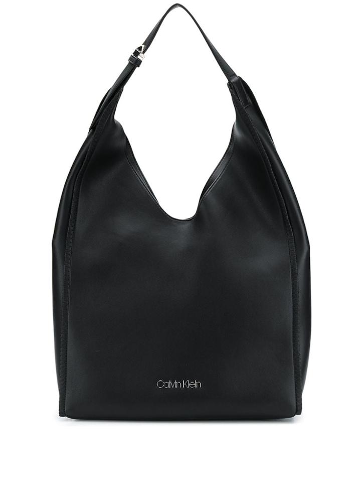 Calvin Klein Super Soft Hobo Bag - Black
