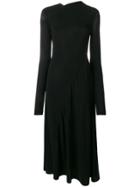 Victoria Beckham Ruched Jersey Dress - Black