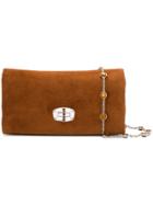 Miu Miu Iconic Crystal Shoulder Bag - Brown