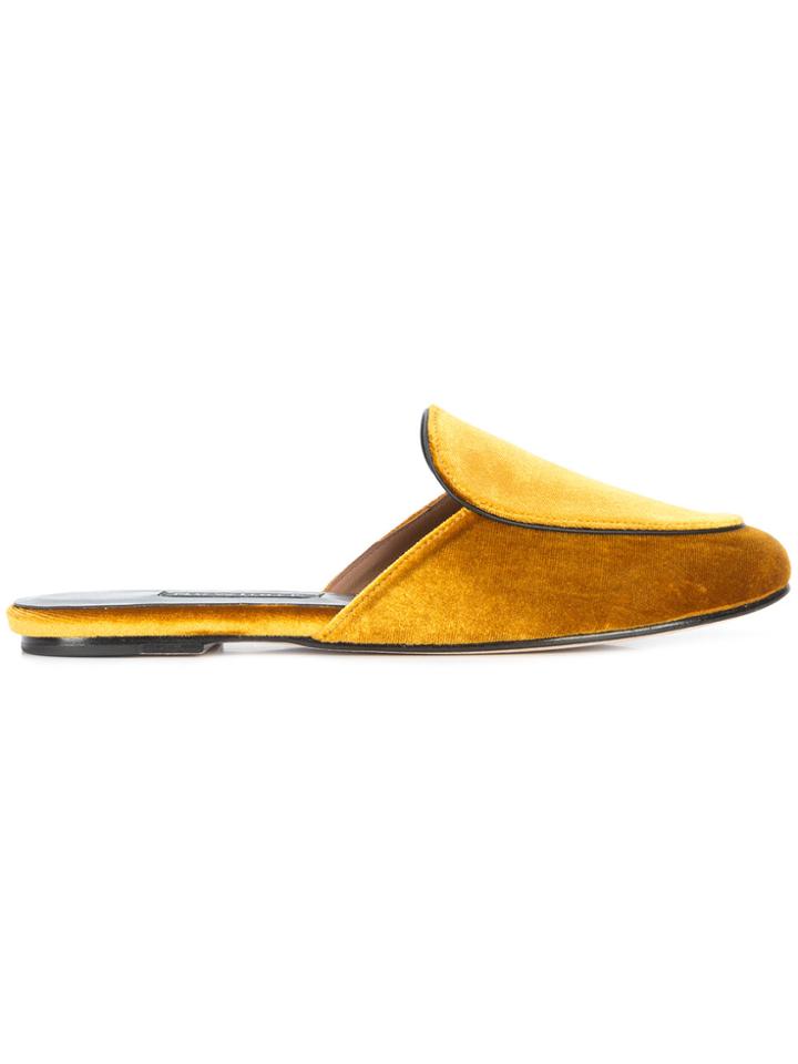 Newbark Liza Mules - Yellow & Orange