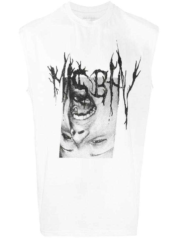 Misbhv - Printed Tank Top - Men - Cotton - Xs, White, Cotton