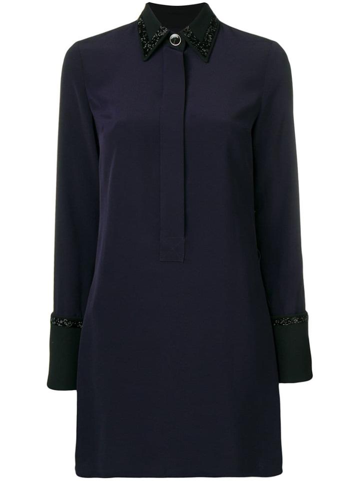 Victoria Victoria Beckham Bead-embellished Dress - Satin