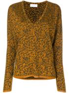 Christian Wijnants Oversized V-neck Sweater - Brown