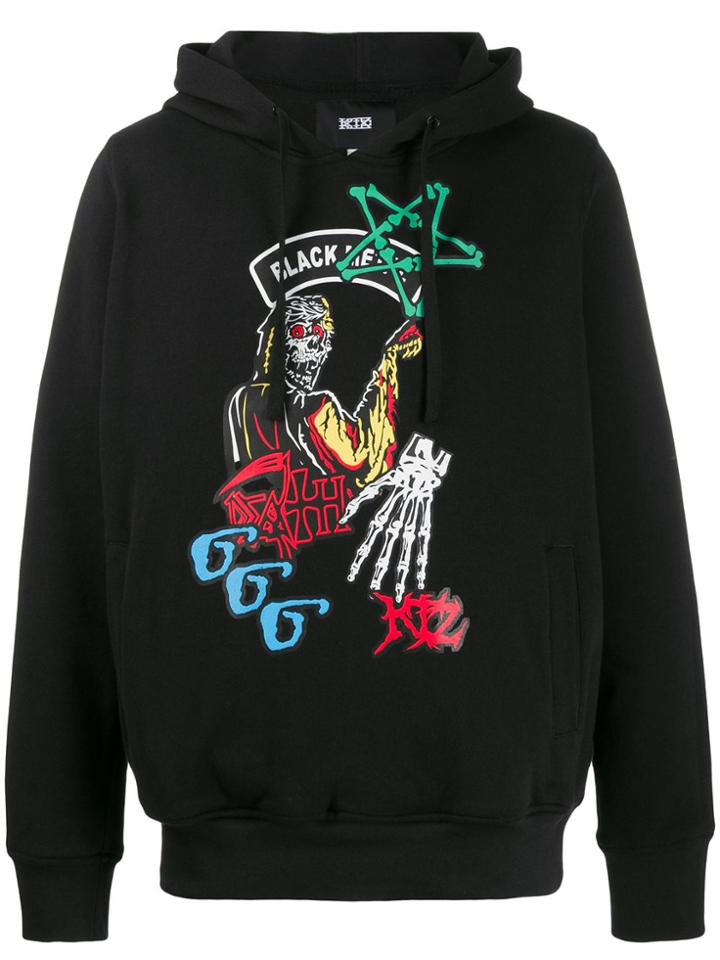 Ktz Death Metal Collection Devil Hoodie - Black