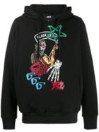 Ktz Death Metal Collection Devil Hoodie - Black