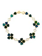 Yves Saint Laurent Vintage Gold-toned Clover Necklace