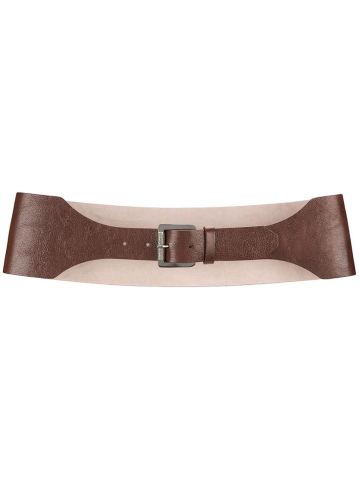 Brunello Cucinelli Wide Buckled Belt - Black