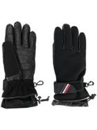 Moncler Grenoble Padded Logo Plaque Gloves - Black