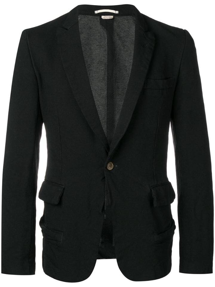 Comme Des Garçons Pre-owned 2000's Double Pocket Blazer - Black