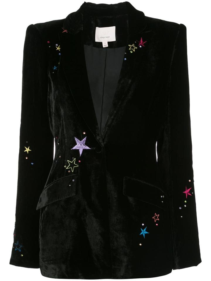 Cinq A Sept Starlight Estelle Blazer - Black