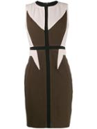 Givenchy Pre-owned 2000's Panelled Fitted Dress - Green