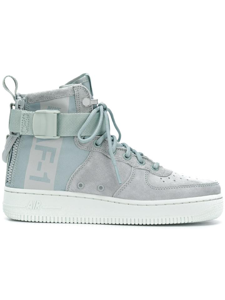 Nike Sf Air Force 1 Mid Sneakers - Green