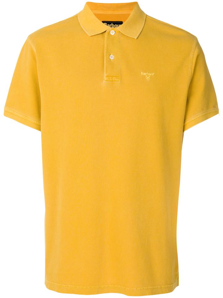 Barbour Polo Shirt - Yellow & Orange