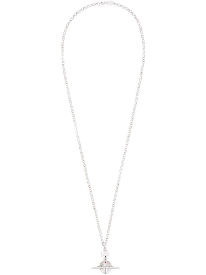 Vivienne Westwood Chain Orb Necklace - Metallic