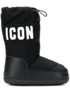 Dsquared2 Icon Moonboots - Black