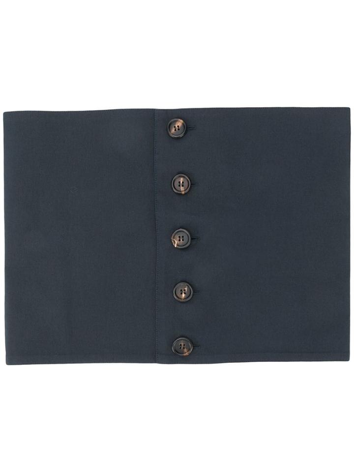 Plan C Buttoned Waistband - Blue