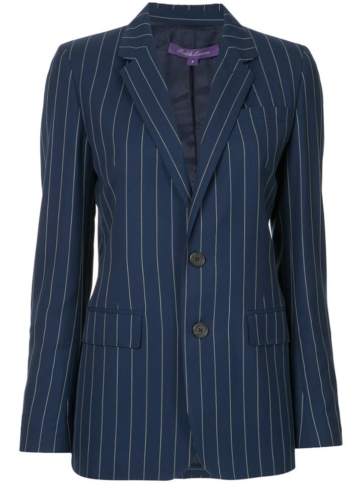 Ralph Lauren Collection Striped Blazer - Blue