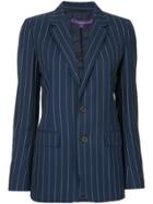 Ralph Lauren Collection Striped Blazer - Blue