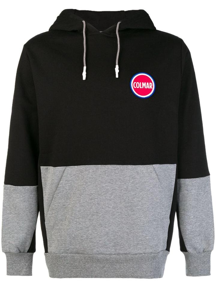 Colmar Colour Blocked Hoodie - Black