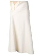 Comme Des Garçons Pre-owned 1999's A-line Midi Skirt - White