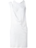 Ann Demeulemeester Cutout Detail Dress, Women's, Size: 36, White, Viscose