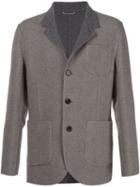 Brunello Cucinelli Pocket Detail Shirt Jacket, Men's, Size: 54, Brown, Cashmere/wool