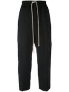 Rick Owens - Track Trousers - Men - Silk/cotton/cupro/wool - 48, Black, Silk/cotton/cupro/wool