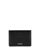 Jil Sander Logo Stamp Cardholder - Black
