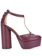 Tommy Hilfiger Platform Pumps - Purple