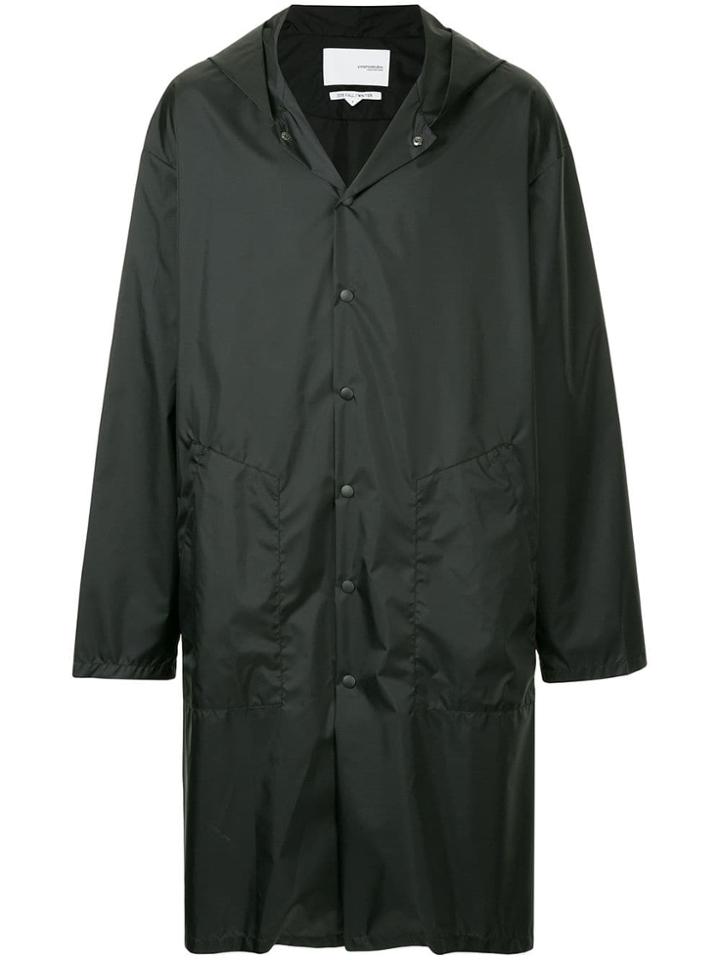 Yoshiokubo Oversized Buttoned Coat - Black