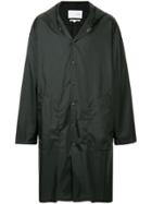 Yoshiokubo Oversized Buttoned Coat - Black