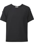 Iro Sheer Detail T-shirt Blouse, Women's, Size: 42, Black, Polyester