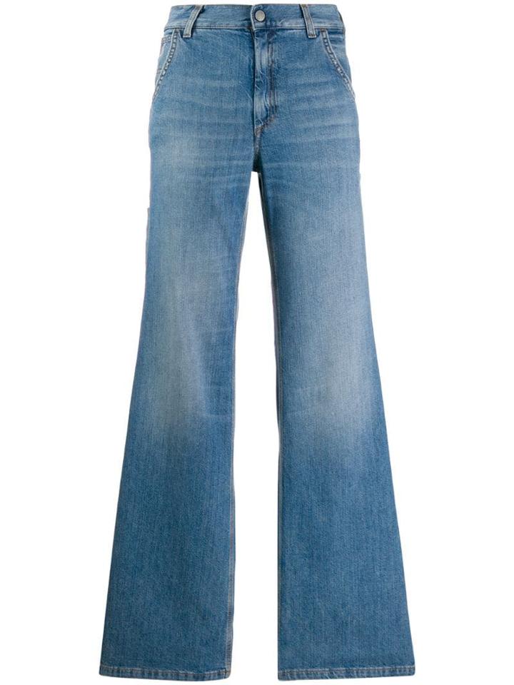 Acne Studios Faded Flared Jeans - Blue