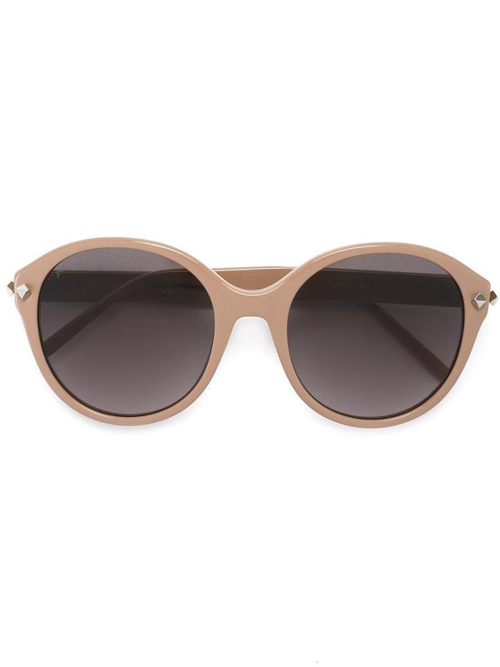 Jimmy Choo Eyewear - Mores Sunglasses - Women - Acetate - One Size, Brown, Acetate