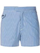 Mc2 Saint Barth Striped Swimming Shorts - Blue