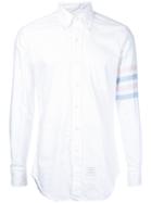 Thom Browne Stripe Sleeve Shirt, Men's, Size: 0, White, Cotton