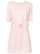 Veronica Beard Belted Formal Dress - Pink