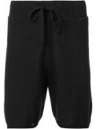 Osklen Double Face Knit Shorts, Men's, Size: P, Black, Cotton/acrylic