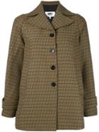 Check Woven Jacket - Women - Acrylic/polyester/viscose - 44, Acrylic/polyester/viscose, Mm6 Maison Margiela