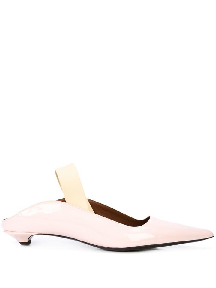 Proenza Schouler Cut Out Detail Mules - Pink